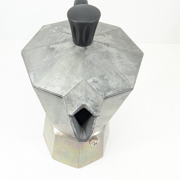 Bialetti Moka Express Single Cup Stovetop Aluminum Coffee Maker Made in Italy - Picture 4 of 13